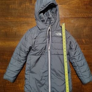 The North Face Kids Gray Hooded Jacket